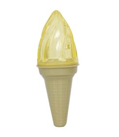 Pet Life Ice Cream Cone Cooling 'Lick And Gnaw' (Color: Yellow)