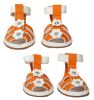 Pet Life  'Buckle Supportive' Dog Sandals ,Set Of 4