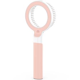 Multi-Directional Modern Grooming Dog Rake Comb (Color: Pink)