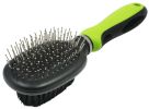 Dual-Sided 2-in-1 Pin and Flexible Bristle Brush