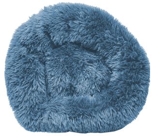 Pet Life, Plush and Soft, 'Nestler' Rounded Dog Bed (Color: Blue)