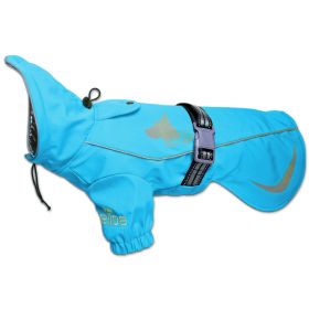 'Ice-Breaker' Dog Coat With  Extendable Hood (Color: Blue)