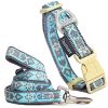 Touchdog Tough-Stitched Durable Embroidered Collar and Leash