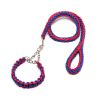 Braided Nylon Dog Collar & Leash