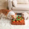 12 Plush Carrots Dog Puzzle Toys