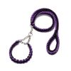 Braided Nylon Dog Collar & Leash