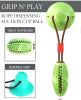 Dual-Rope Between: Football Treat Dispensier Dog Toy & Suction Cup