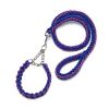 Braided Nylon Dog Collar & Leash