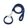 Braided Nylon Dog Collar & Leash