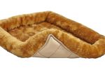 MidWest Homes: Quiet Time Bolster Cinnamon Dog Beds