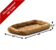 MidWest Homes: Quiet Time Bolster Cinnamon Dog Beds