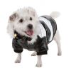 Striped Ultra-Plush Dog Parka Coat