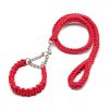 Braided Nylon Dog Collar & Leash