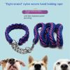 Braided Nylon Dog Collar & Leash