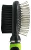 Dual-Sided 2-in-1 Pin and Flexible Bristle Brush