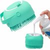 2 in1 Grooming Soap Dispenser Brush for Dogs