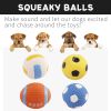 Soft Natural Rubber, Squeaky Chew Dog Balls