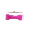 Durable Spiked Chewing Milky Scented Flat Bones Toy