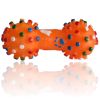 Dotted, Dumbbell Shape, Molar, Squeaky Dog Toy