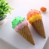 Ice Cream Cone Dog Squeaky Chew Toy