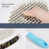 Brush/Comb Gently Removes Loose Hair & Self-Cleaner for Dogs