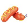 Chewy Squeaky Sausage Interactive Dog Toy