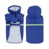 Dog Raincoat with Hood & Reflective Strip