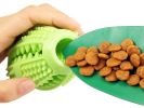 Dual-Rope Between: Football Treat Dispensier Dog Toy & Suction Cup