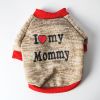 Letter Print Dog Warm Sweater