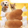 Plush Double-Bone Chicken Leg & Carrot  Dog Toy