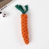 Fun Braided Carrot or Duck Rope Dog Toys